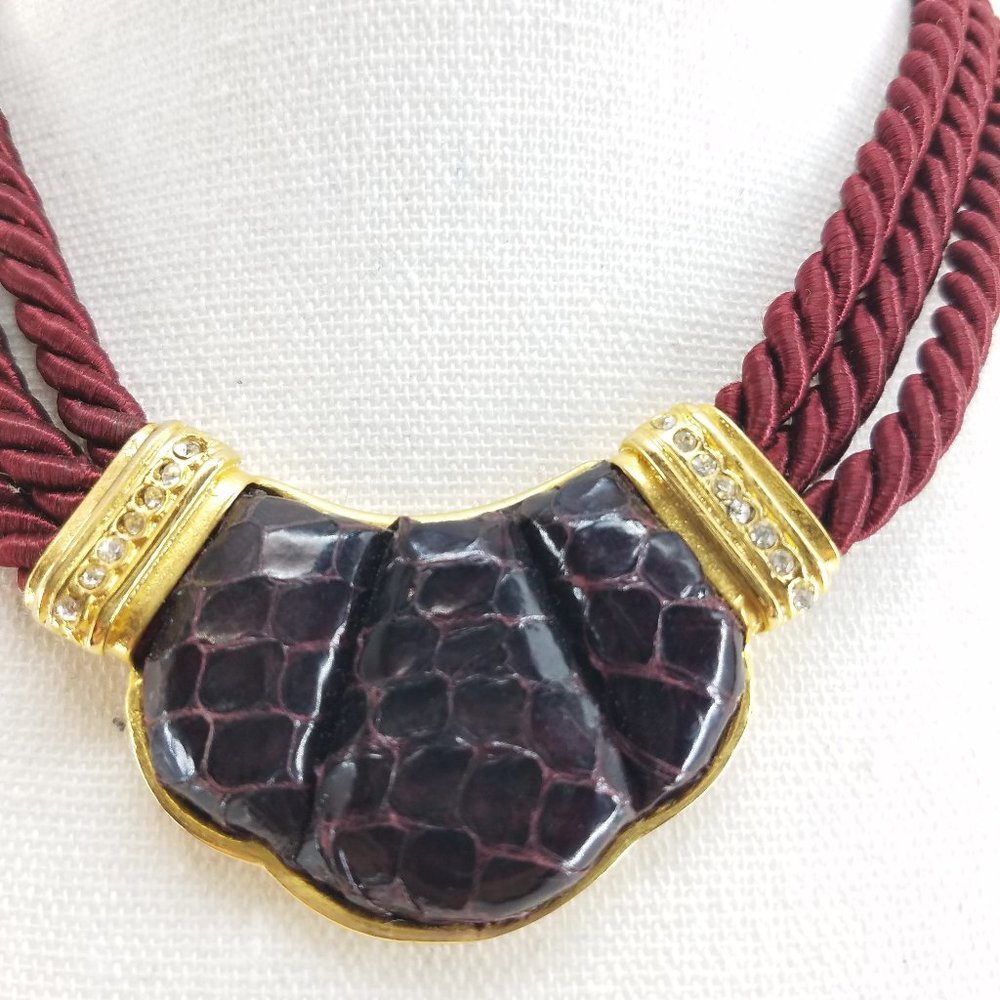 Vtg Wilma Spagli Necklace Italy - Signed